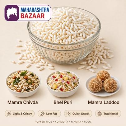 Puffed Rice Kurmura (mamra) 500g